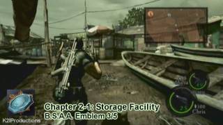 Resident Evil 5 BSAA Emblem Guide Chapter 21 [upl. by Ati982]