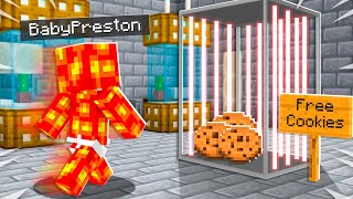 7 Ways to Trap Baby Preston in Minecraft [upl. by Moritz]