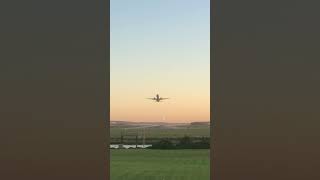 travel gravelly point DCA virginia washingtondc airplane takeoff sunset [upl. by Helge857]