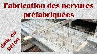 nervures préfabriquées en béton armé pour le coulage des dalles en béton armé nervures préfabriquée [upl. by Eizeerb]