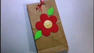 Cómo Hacer un BOLSA DE PAPEL PARA REGALO FÁCIL [upl. by Adine]