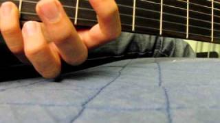 How to play zombies theme song from black ops on guitar  easy beginner version [upl. by Lizbeth]