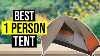 Best 1 Person Tent 2024 ⬆️ TOP 5 ✅ [upl. by China]