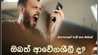 ඔබත් ආවේගශීලී ද  Ven Rajagiriye Ariyagnana Thero [upl. by Derag]