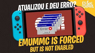 ERRO EMUMMC IS FORCED BUT NOT ENABLED  ATUALIZAR GNX PACK MANUALMENTE [upl. by Brandice493]