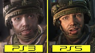 Call of Duty Advanced Warfare PS3 vs PS5 PS4 Backward Compatibility Graphcis Comparison [upl. by Putnam]