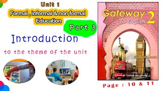 2Bac English  unit 1  Lesson 01 Intro to the theme of the unit part 3 Activities pages 1011 [upl. by Nirrej]