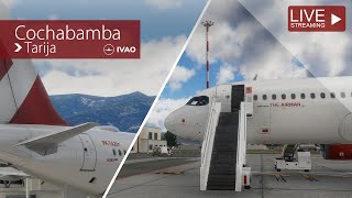 The Airman Virtual Airline Flight  Flying in Bolivia [upl. by Adnuhs]