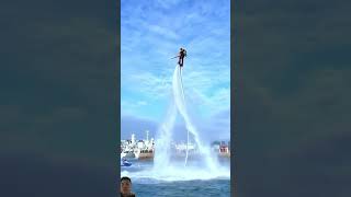 flying funny douyin diving jetski youtube youtubeshorts shorts [upl. by Idnek]