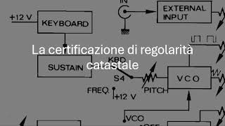 04 La certificazione di regolarità catastale 0975776451 [upl. by Nilson549]