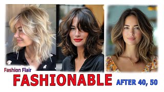 Best Layered Haircuts for Women Over 40 Bob Haircut [upl. by Hirasuna778]