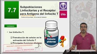 77 SUBPOBLACIONES LINFOCITARIAS Y EL RECEPTOR PARA ANTÍGENO DEL LINFOCITO T [upl. by Reehsab977]