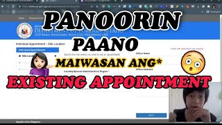 How To Avoid EXISTING APPOINTMENT sa DFA  Paano Bayaran Passport Appointment sa DFA Website  Gcash [upl. by Serafine570]