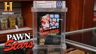 Pawn Stars SUPER RARE Super Mario is SUPER EXPENSIVE Season 17  History [upl. by Aisital]