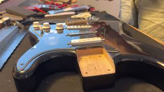 Rockinger Partscaster build in quotSlow TVquot style [upl. by Adlitam]