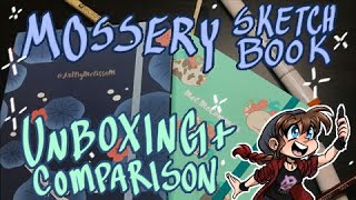 Mossery Sketchbook Unboxing and Comparison [upl. by Carita361]