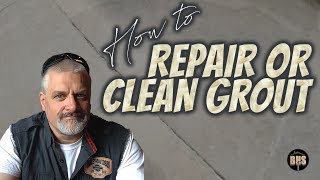 HOW TO REPAIR or REPLACE GROUT on floor or wall tile [upl. by Sopher]