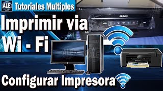 Como Conectar Impresora Epson Wifi  Configurar e Imprimir por Wifi Epson L395 [upl. by Eignav]