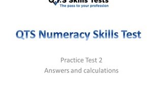 Numeracy Practice Test 2 [upl. by Anihta171]