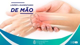 Lesões ligamentares de Mão  Dr Fernando Moya CRM 112046 [upl. by Pardo]