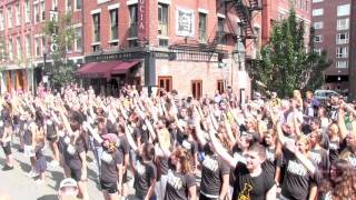 Stanley Cup Boston North End Flash Mob  September 2011 [upl. by Leahcimal]