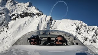 Epic Aerobatic Flight in the Purcell Mountains  4K [upl. by Airdnat]