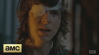 The Walking Dead 6x10  Carl and Michonne Scene [upl. by Judi]