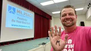 Mr Peace visits Grapevine Elementary in Vista CA [upl. by Pry]