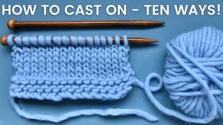 The Essential Guide to Knitting CastOn Methods For Beginners [upl. by Jens]