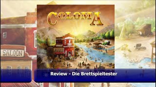 Coloma von TL Games  Review  Brettspiel  Die Brettspieltester [upl. by Gustafsson475]