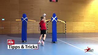 Handball Schlagwurf und Stemmwurf Training [upl. by Kipton]