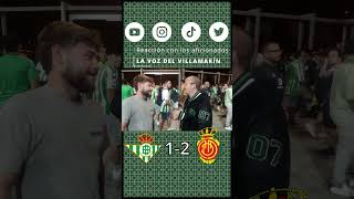 betis 12 mallorca  quotLo Celso el único que se salvaquot [upl. by Pasquale]