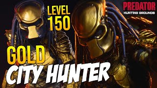 Predator Hunting Grounds LEVEL 150 GOLD CITY HUNTER PREDATOR GAMEPLAY quotWRIST LAUNCHER SO GOODquot [upl. by Frydman]