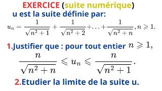 ETUDE DUNE SUITE NUMERIQUE CONVERGENCE [upl. by Grizelda145]