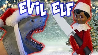 SHARK PUPPET AND THE EVIL ELF ON THE SHELF [upl. by Morena]