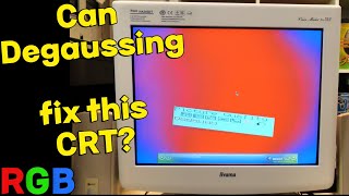 The Most Satisfying CRT Degaussing Ever [upl. by Brigette428]