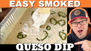 Easy Smoked Queso like Mexican Restaurant Cheese Dip but BETTER [upl. by Rosemonde]