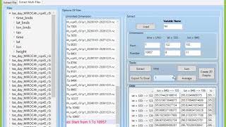 How to Merge Miroc4h NetCDF File and Extract Region [upl. by Cordelie588]