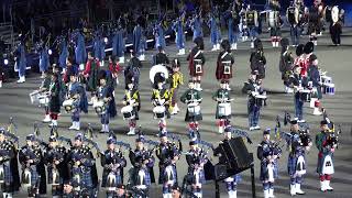 The Royal Edinburgh Military Tattoo 2023  The Massed Pipes And Drums [upl. by Eibmab]