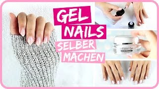 GEL NÄGEL selber machen EINFACHE METHODE II Sissi [upl. by Trevorr]