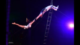 Aerial Cradle Duo Acrobatics Circus Act Variety Show Entertainment performance Part Event [upl. by Zweig935]