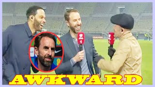 Channel 4 pundits laugh off awkward Gareth Southgate moment in England interview [upl. by Ferrell]