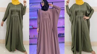 Latest Abaya Burqa Design Cutting And Stitching Butterfly AbayaSaudia Style AbayaHijab Dress DIY [upl. by Acinod666]