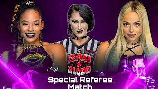 WWE 2K24 • Special Guest Referee Match  Liv Morgan VS Bianca Belair  WWE [upl. by Acinorrev501]