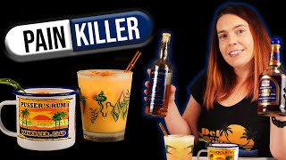 Pussers Rum Painkiller Cocktail Recipe and a quotknockoffquot [upl. by Lemar]