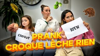 VIDEO PRANK LÈCHE CROQUE RIEN [upl. by Musihc490]