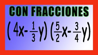 ✅👉 Multiplicación de Polinomios CON FRACCIONES [upl. by Mandy710]