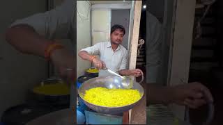 Biggest Sev Khamani Recipe in Mumbai streetfood shorts indianstreetfood [upl. by Enorel]