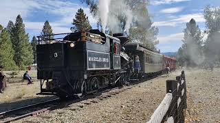 Sumpter Valley Railroad Heisler No 3 Train Robbery Part 1 [upl. by Zed]