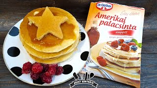 Amerikai palacsinta recept  Dr Oetker recept teszt 3 rész  Anzsy konyhája [upl. by Arymas575]